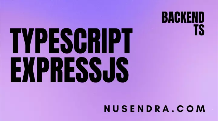 typescript expressjs