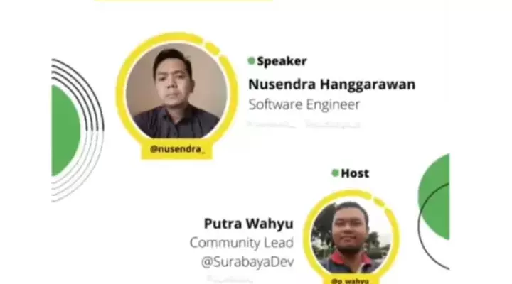 nusendra berkarir sebagai developer