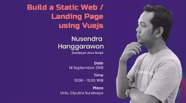 nusendra vue static site